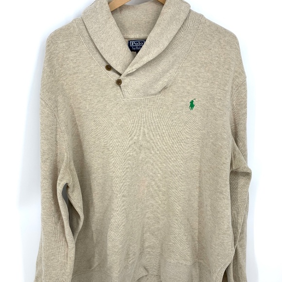 Polo Ralph Lauren Other - Polo Ralph Lauren 100% Cotton Shawl Neck Sweater Size XL